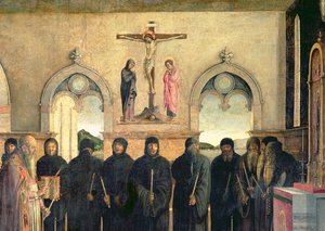 The Funeral of St. Jerome, ca. 1470-1472 olje på lerret detalj av 61140